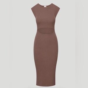 Aritzia Wilfred cut out knit Dress